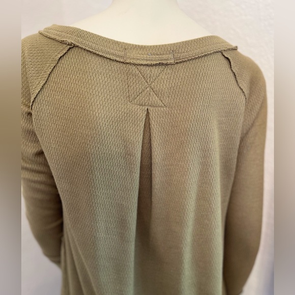 We the Free Snowy Thermal Shirt in Sunstone - Picture 7 of 13